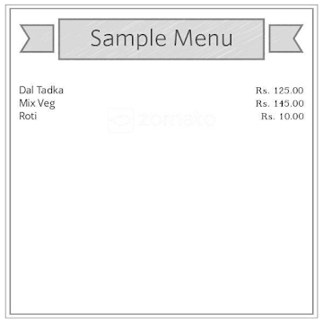 Ekvira Dhaba menu 