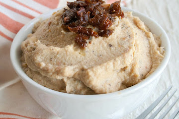 Mashed Cauliflower with Tofu Ricotta and Sun-Dried Tomatoes
