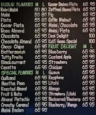 Kulfi House menu 1