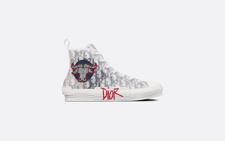 Dior x Stussy B23 High-Top Sneaker.