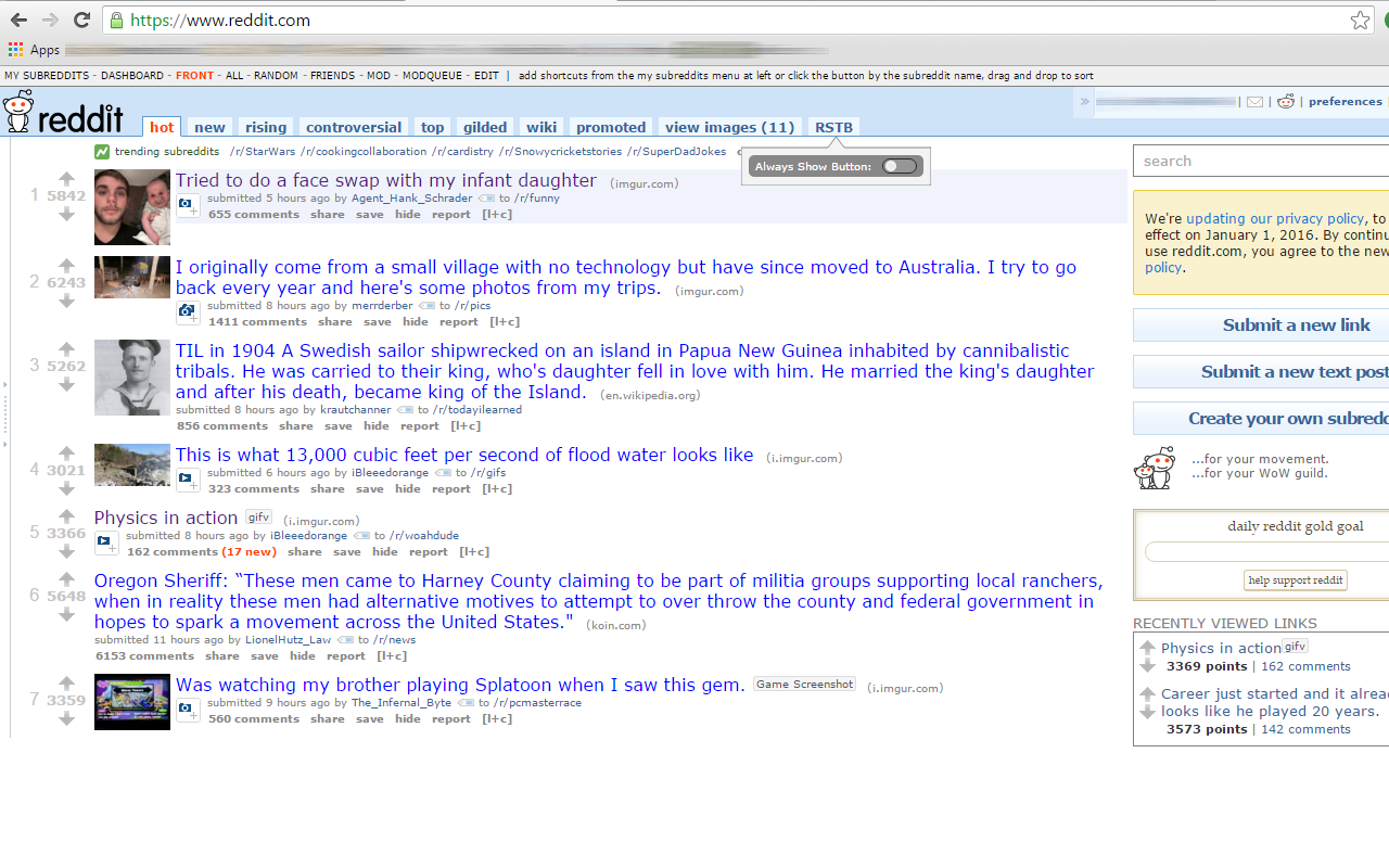 Reddit Sidebar Toggle Button Preview image 6