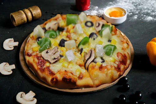 Vegetable Bouquet Pan Pizza