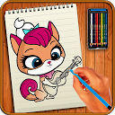 Baixar Learn to Draw Little Pet Shop Characters Instalar Mais recente APK Downloader