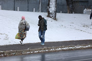  Snow fell over Johannesburg, Rosettenville. 
