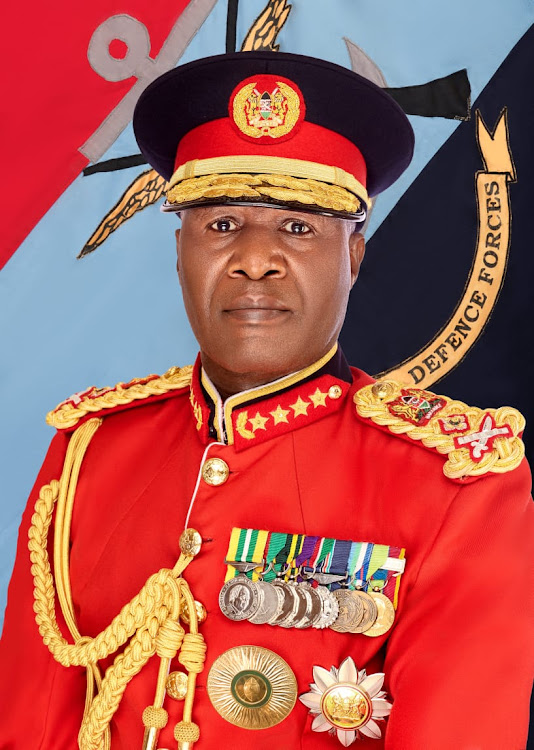 The Chief of Defence Forces general Robert Kibochi to get a PhD degree from Kenyatta University on Friday, July 22.