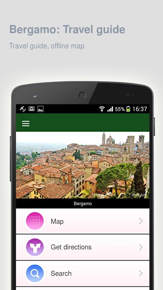 Bergamo: Offline travel guide Screen 1