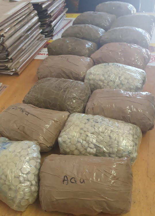 Western Cape police arrested a Zimbabwean for possession of 30 bags of Mandrax tablets and bribery.