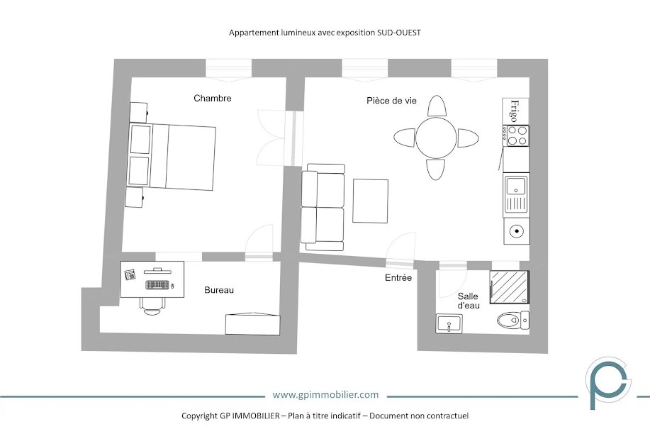 Vente appartement 3 pièces 40 m² à Le Beausset (83330), 151 000 €