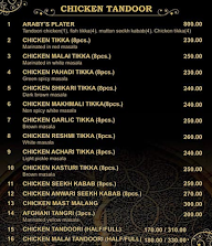 Araby's Multicuisine Restaurant menu 8