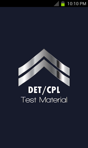 DET CPL Test Material