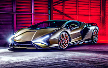 Lamborghini Sian Auto Wallpapers New Tab small promo image