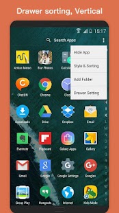 O Plus launcher - 2018 Oreo Launcher, Android™ O 8 Bildschirmfoto