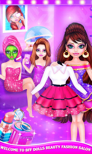 BFF Dolls : Beauty Contest Fashion Salon makeover screenshots 15