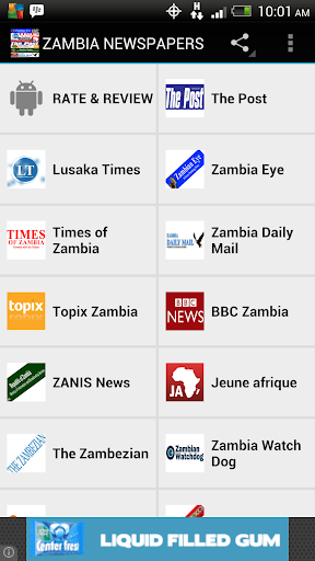 ZAMBIA NEWSPAPERS