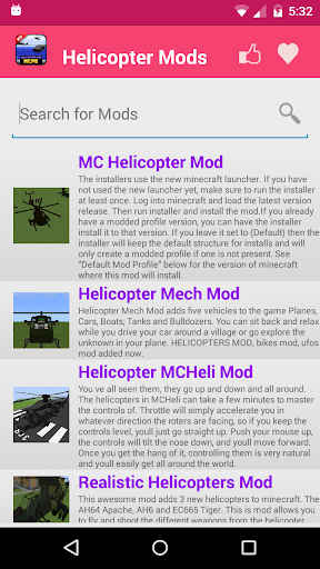免費下載娛樂APP|Helicopter Mod For MCPE. app開箱文|APP開箱王