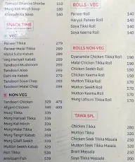 Haveli Food menu 1