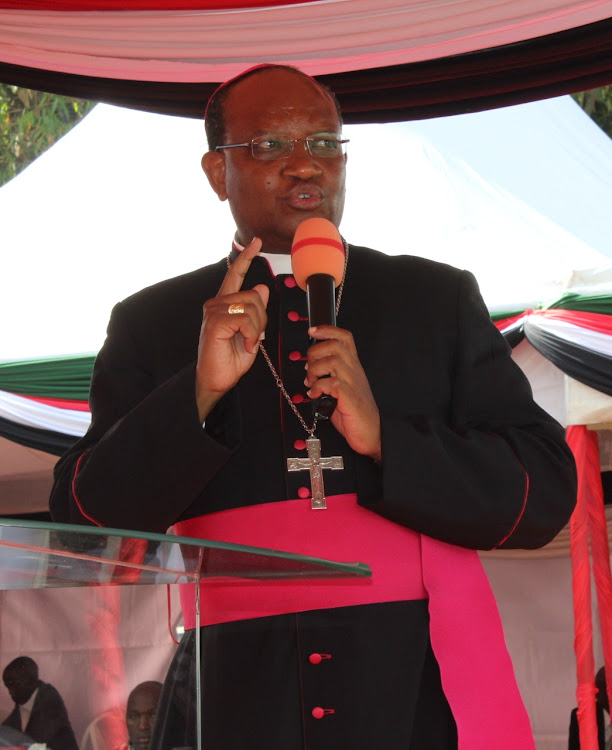 Nyeri archbishop Anthony Muheria.