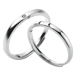 A Pair Of Sun And Moon Rings