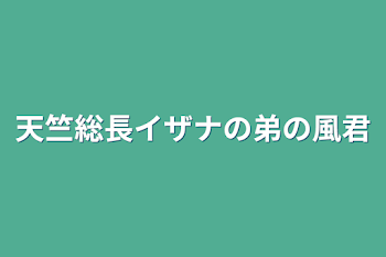 天竺総長イザナの弟の風君