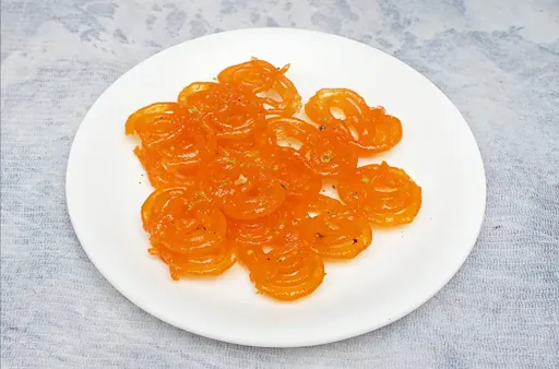 Desi Ghee Kesar Jalebi