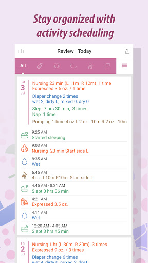 Screenshot Baby Tracker - Newborn Log