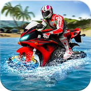 Water Surfer Moto Bike Race  Icon