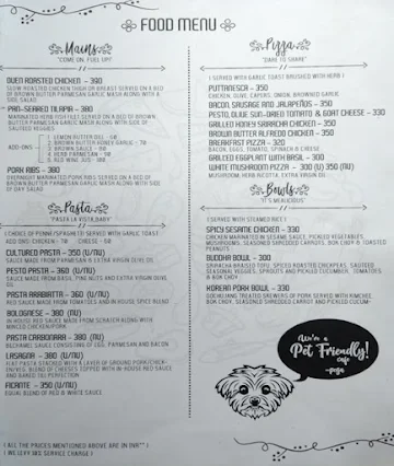 Cultured menu 
