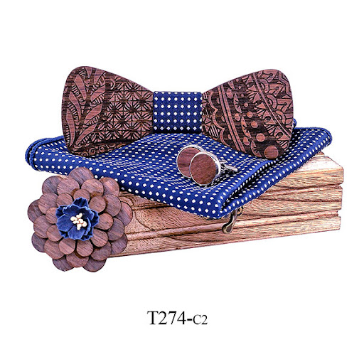 Title 1, Boutique houten vlinderstrik voor heren, stijlv...