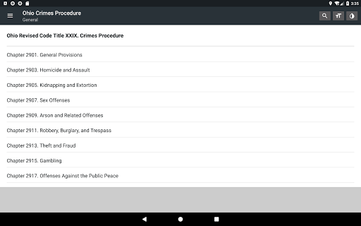 Ohio Crimes Procedure 2020 free offline law