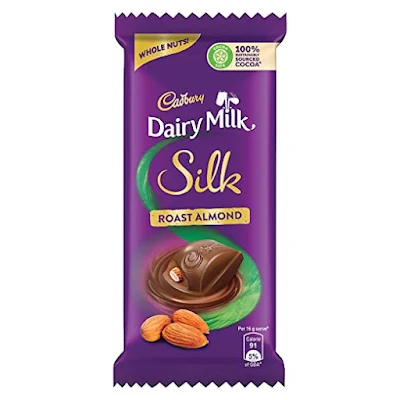 Cadbury Dairy Milk Silk Roasted Almond Chocolate - 143 gm