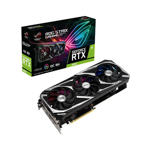 Card màn hình ASUS ROG Strix GeForce RTX 3050 OC 8GB GDDR6 (ROG-STRIX-RTX3050-O8G-GAMING)