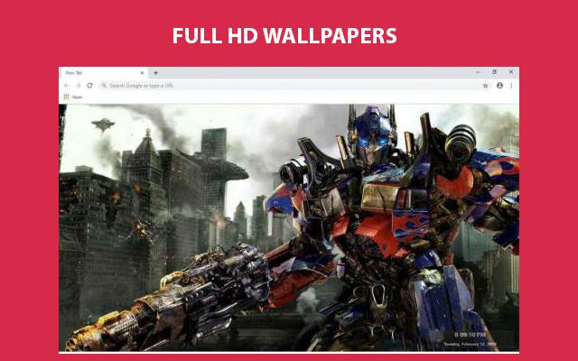 Transformers Wallpapers and New Tab