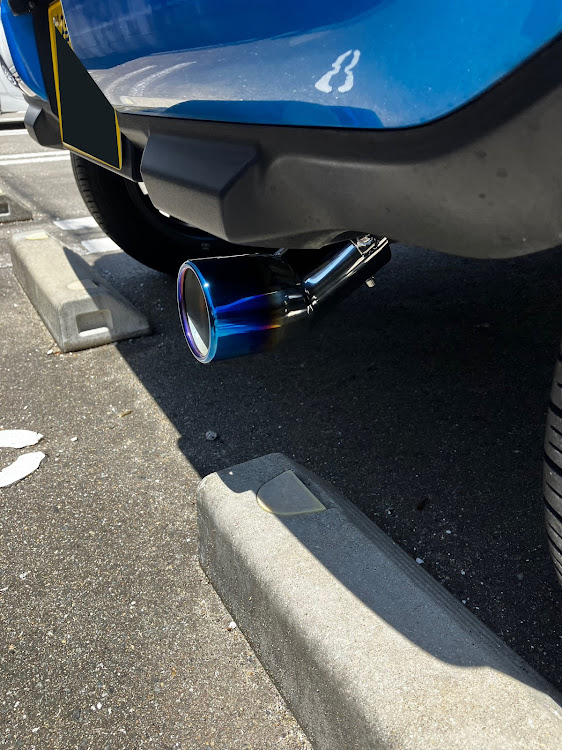 フレアクロスオーバーのMAZDAフレアクロスオーバー・MS92S・マフラーカッター・取付てみた・６月もよろしくお願いしますに関するカスタム事例の投稿画像3枚目