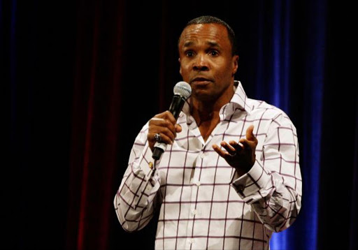 Sugar Ray Leonard addresses the audience during a Q&A session at the Sugar Ray Leonard "A Little Bit of Sugar" event at the Westin Hotel on August 28, 2009 in Sydney, Australia