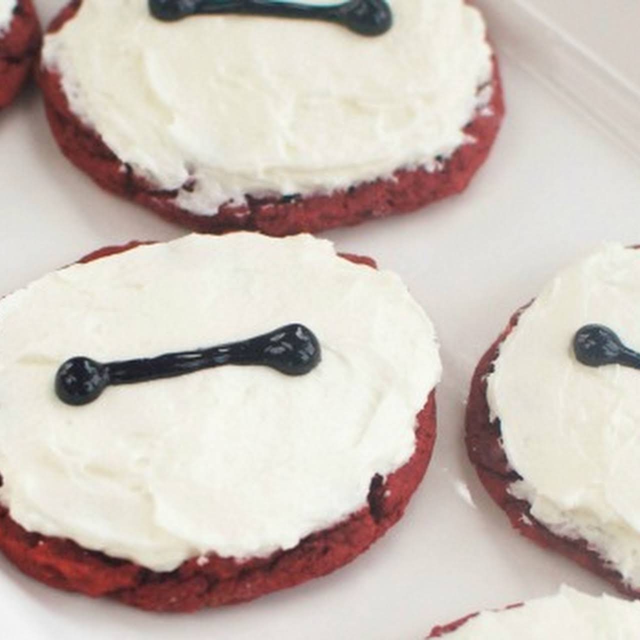 Red Velvet Baymax Cookies