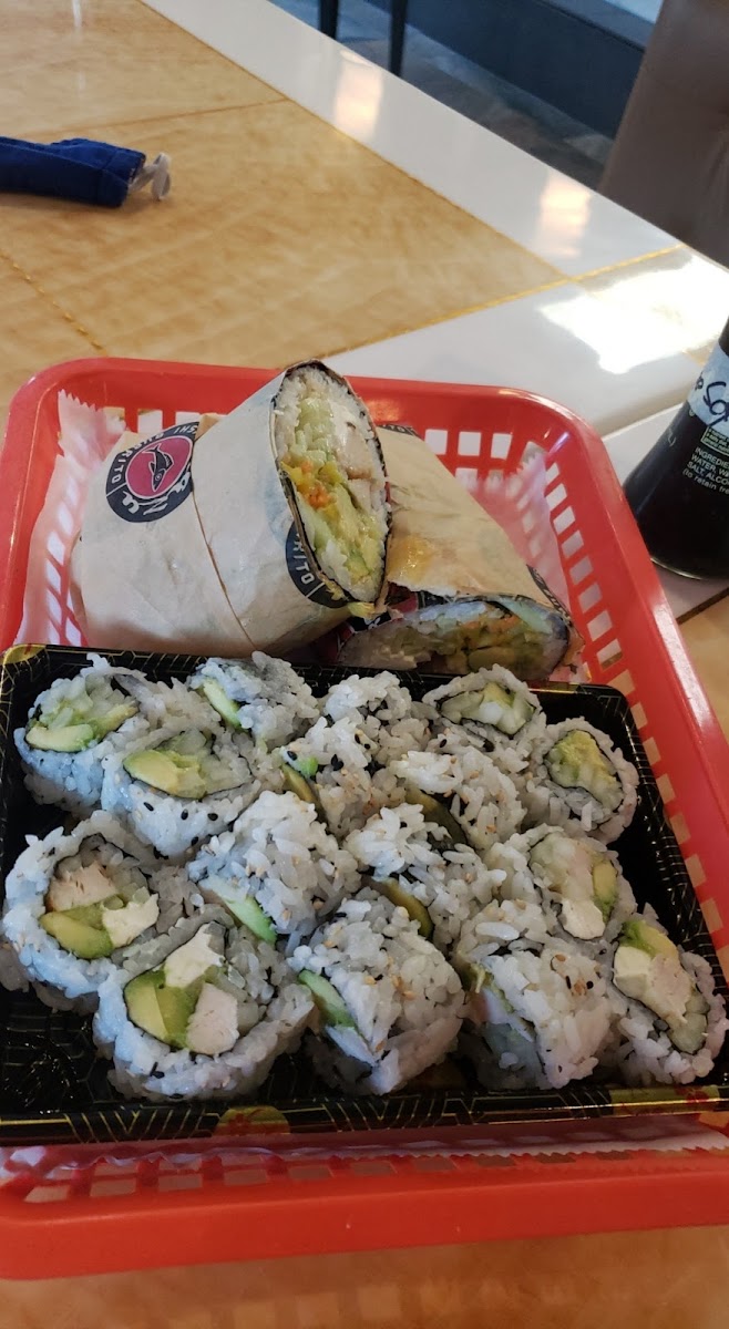 Gluten-Free at Kazu Sushi Burrito