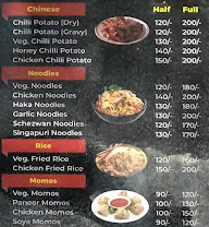 The Chinese Fast Food menu 1