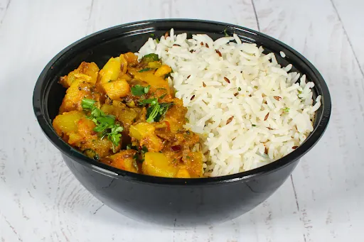 Homely Aloo Jeera Rice Bowl