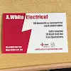 A White Electrical Logo