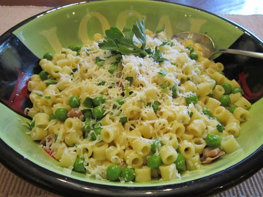 Rush Hour Pasta and Peas | Just A Pinch Recipes
