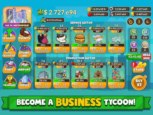 Holyday City Tycoon Idle Resource Management