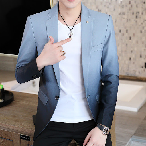 Title 3, Slim business small suit jacket Korean style tr...