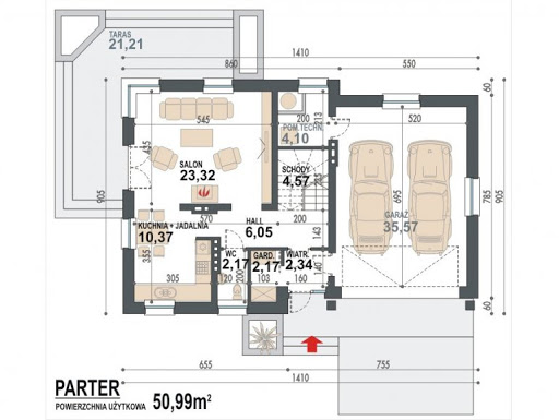 Tomcio 2G - Rzut parteru