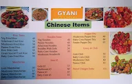 Gyani Chats and Juice menu 2