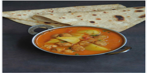 Aloo Ki Sabji With Plain Paratha