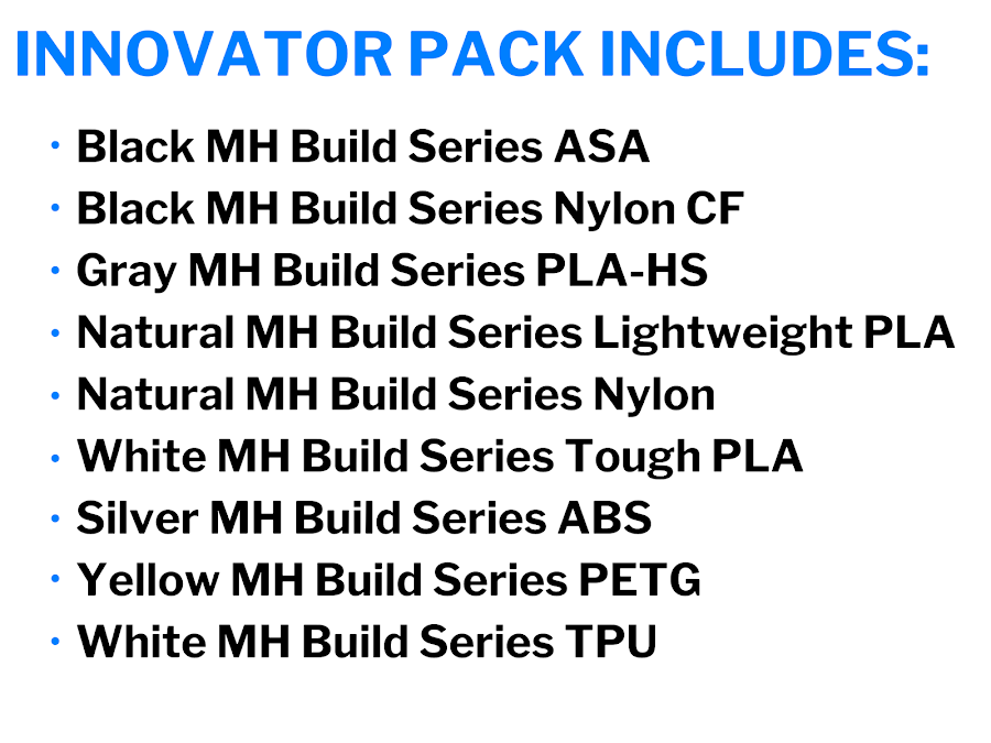 MH Build Series Innovator Pack - 1.75mm