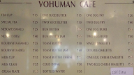 Vohuman Cafe menu 1