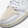 air jordan 1 mid se craft white/tech grey/sail/light all wood brown