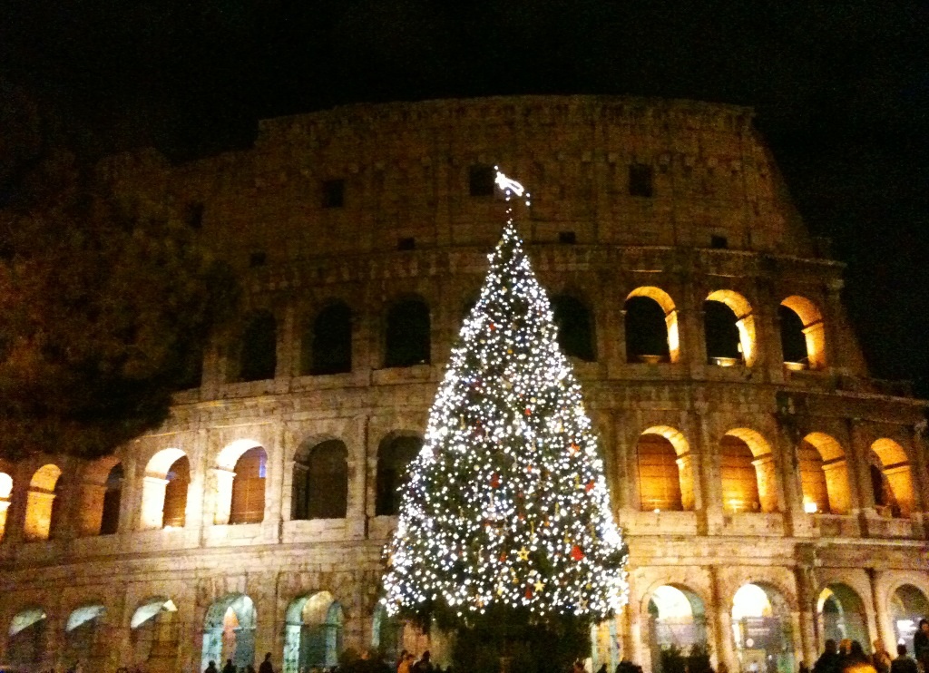 Albero di Natale al Colosseo di utente cancellato