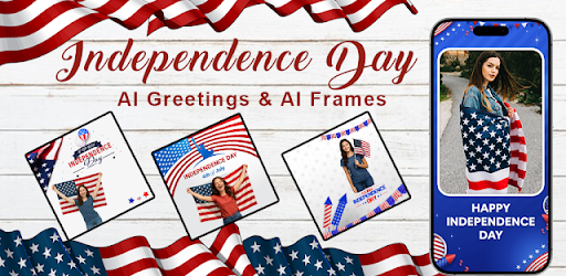 USA July 4th AI Photo Frame